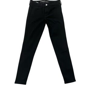 American Eagle Black Jeggings Super Super Stretch Size 4 Women's Like New